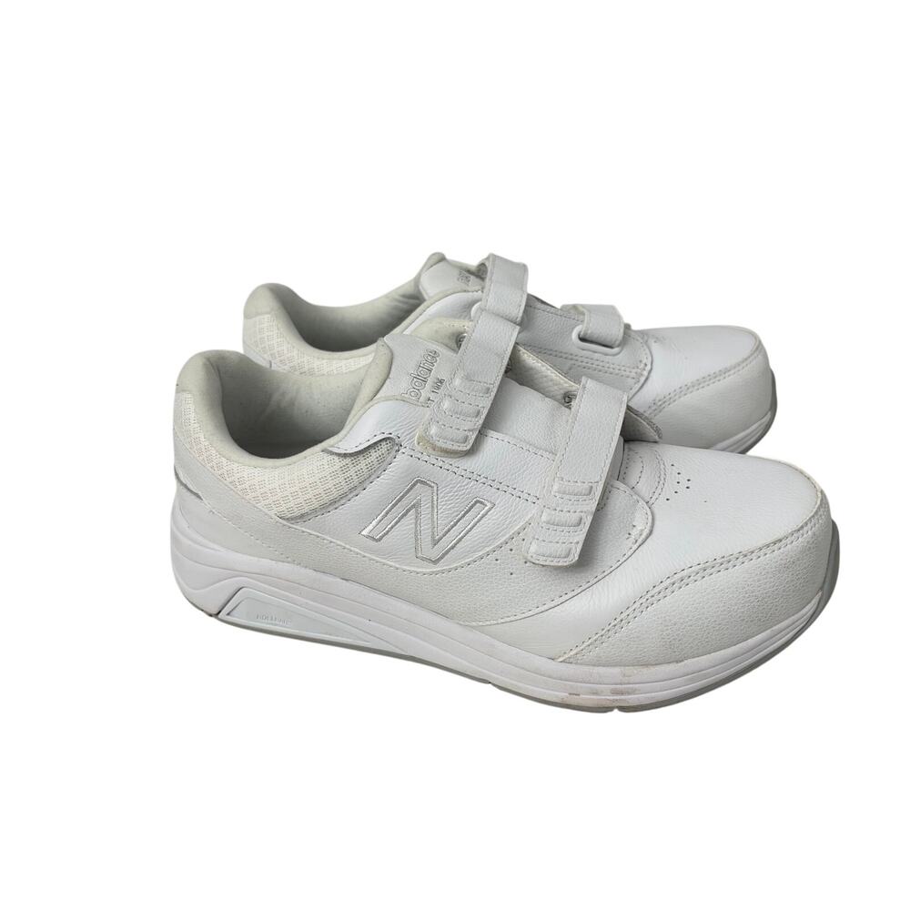 New Balance 928v3 Shoes Women’s Size 10 2E White Leather Hook And Loop Straps